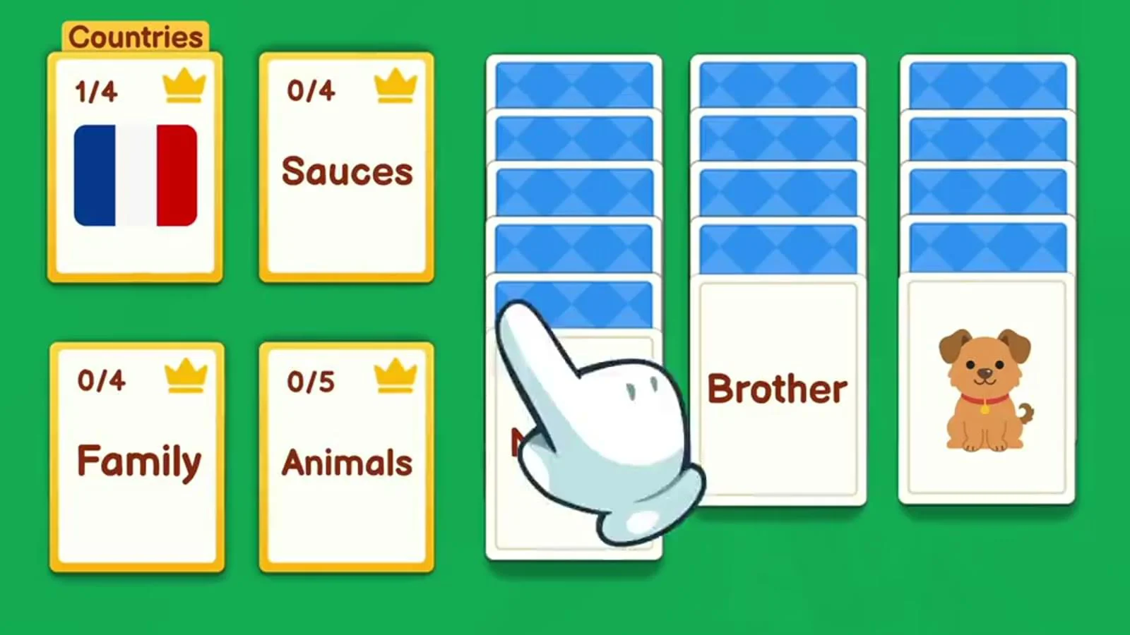 Solitaire Word Chains gameplay video