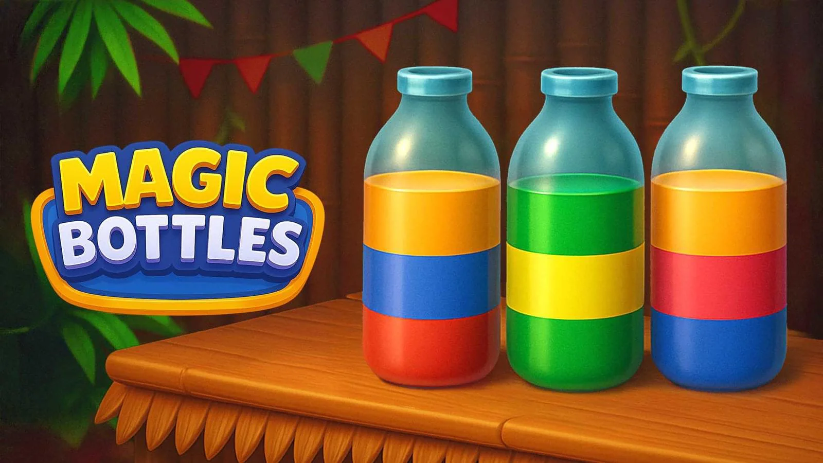 Magic Bottles: Liquid Sorting Puzzle